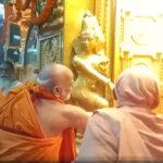 Puri Jagadguru Shankarachaya inaugurating Sri Hanumad Janmabhoomi Kishkindha Ratham 3rd year 2023 all Indian Rathotsavam