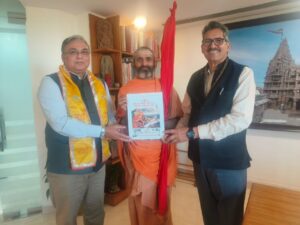 Meeting with ASI Govt of India D.G Sri Y.S Rawat ji , Dr.Alok Tripathi, ADG, Sri Janhaviz Sharma A.D.G officials in Delhi head quearters regarding 